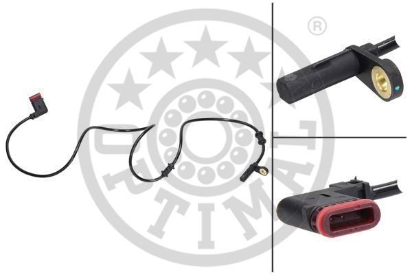 Sensor, Raddrehzahl Hinterachse rechts Optimal 06-S106 von Optimal