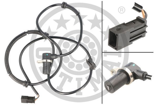 Sensor, Raddrehzahl Hinterachse rechts Optimal 06-S290 von Optimal