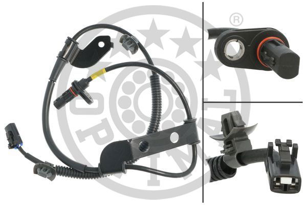 Sensor, Raddrehzahl Hinterachse rechts Optimal 06-S731 von Optimal