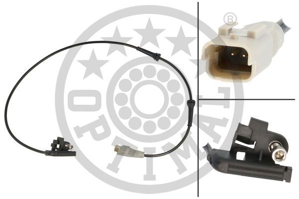 Sensor, Raddrehzahl Hinterachse Optimal 06-S734 von Optimal