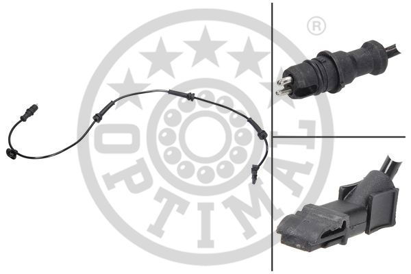 Sensor, Raddrehzahl Vorderachse Optimal 06-S131 von Optimal