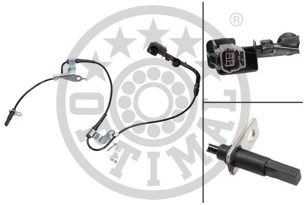 Sensor, Raddrehzahl Vorderachse links Optimal 06-S757 von Optimal