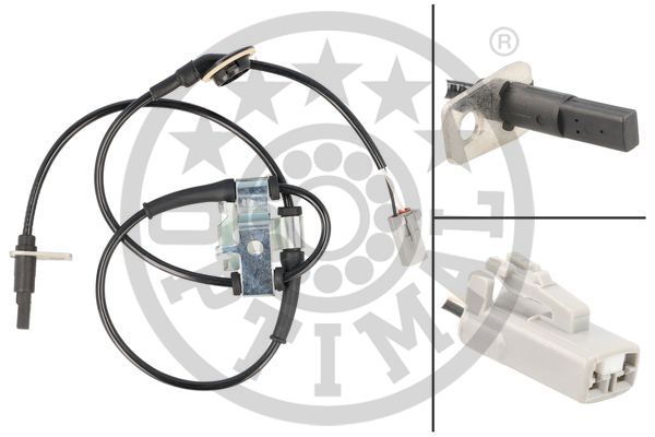 Sensor, Raddrehzahl Vorderachse links Optimal 06-S818 von Optimal