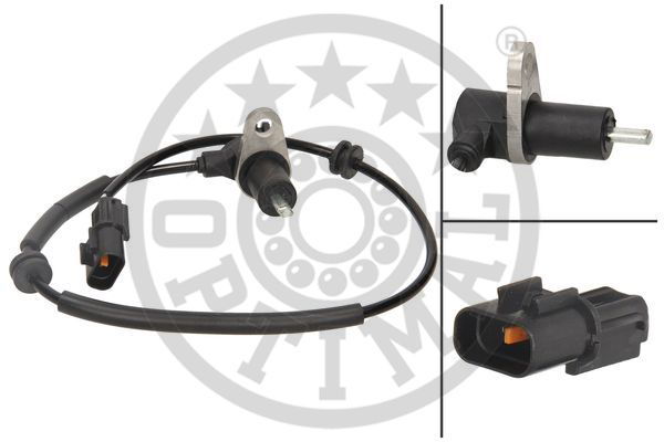 Sensor, Raddrehzahl Vorderachse rechts Optimal 06-S351 von Optimal