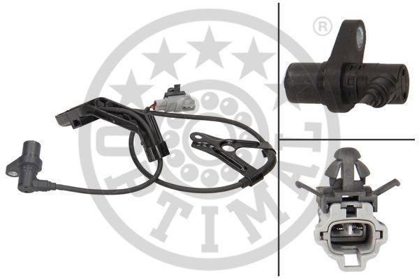 Sensor, Raddrehzahl Vorderachse rechts Optimal 06-S373 von Optimal