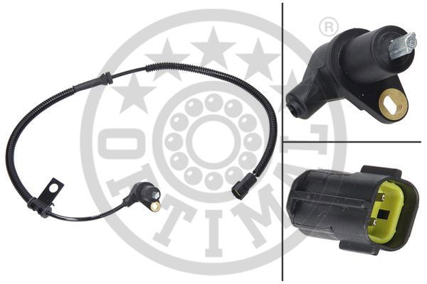 Sensor, Raddrehzahl Vorderachse rechts Optimal 06-S439 von Optimal