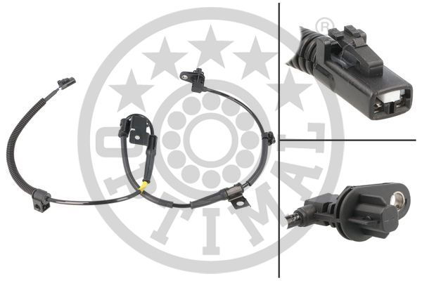 Sensor, Raddrehzahl Vorderachse rechts Optimal 06-S729 von Optimal