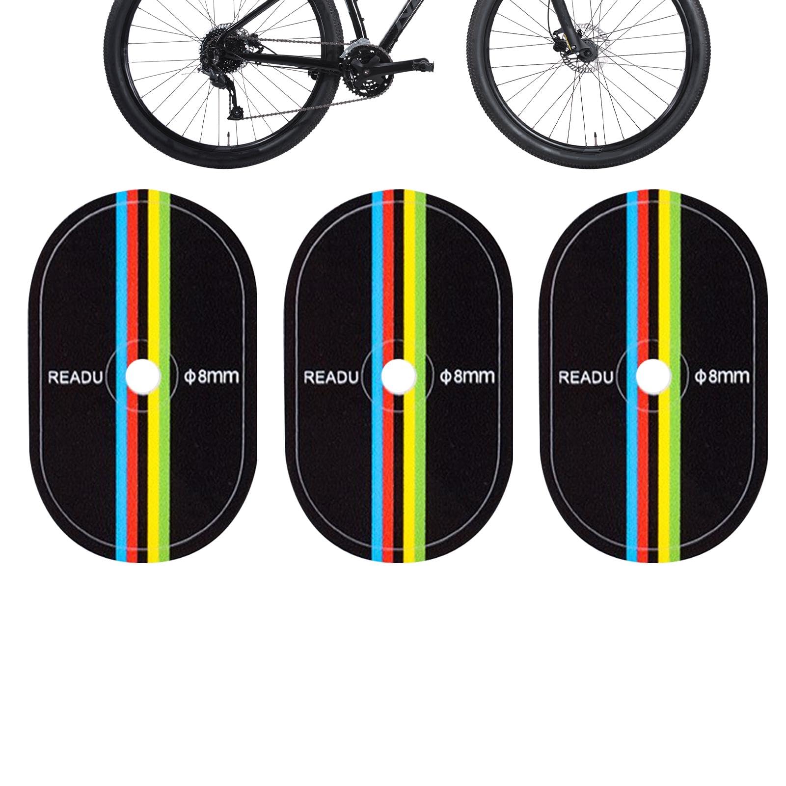 Abziehkleber, Individual Adhesive Decal für Road Bikes, Water-Resistant Bikes Decals, Bikes Sticker für Fahrräder, Road Bikes Tire Sticker, Mountain Bikes Decals, Folding Bikes Sticker von Opvonxeh