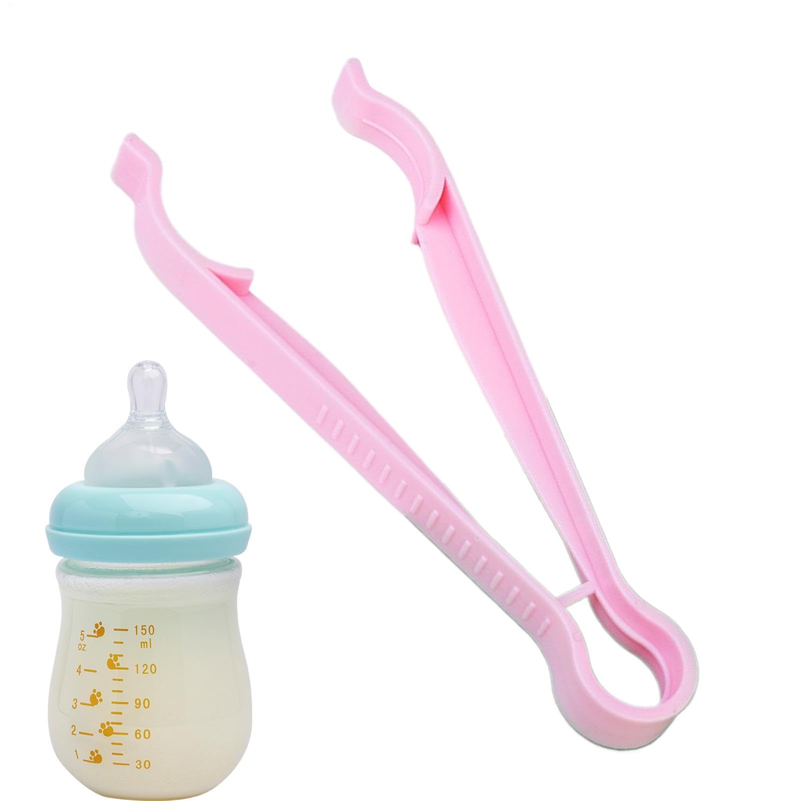 Baby Milk Bottle Tongs, Baby Feeding Bottle Clips, Bottle Holder for Hot Milk, Hot Milk Bottle Holder for Baby, Safety Bottle Tongs for Babies, Baby Bottle Feeding Accessories von Opvonxeh