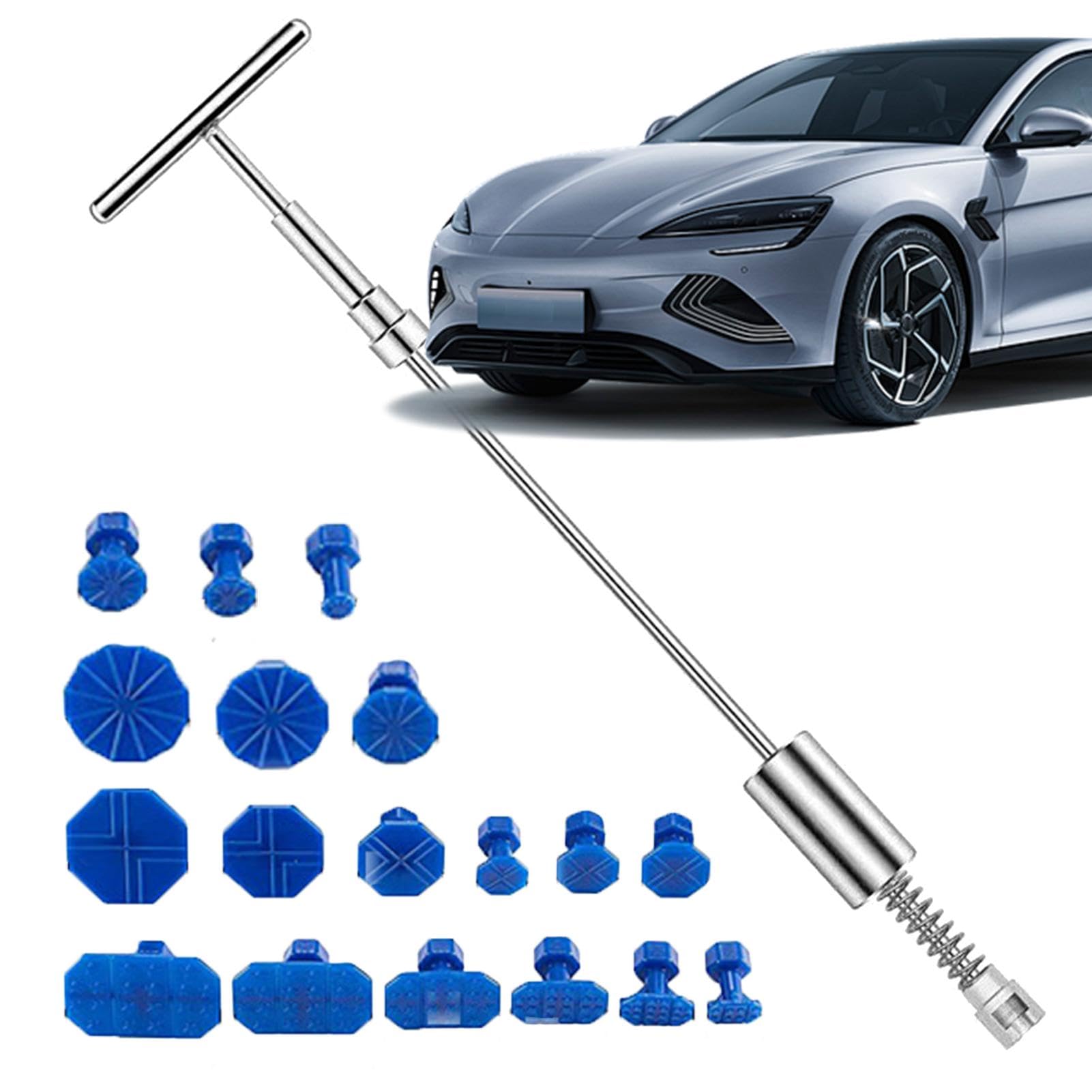 Opvonxeh Car Dent Repair Kit | Manual Dent Puller Kit | Multipurpose Dent Removal Tool, Lightweight Dent Repair Tool, Wear-Resistant Dent Puller, Motorcycle Dent Repair Kit, Dent Removal Hand Tool von Opvonxeh