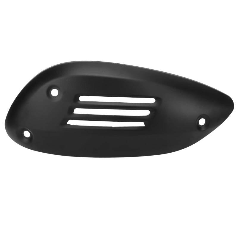 Auspuff-Hitzeschild für Vespa GTS 125 250 300 GTV 2013-2021, Motorrad-Auspuffrohrabdeckung, Edelstahl-Schalldämpfer-Hitzeschild-Gehäuseschutz, Ersatz für Vespa GTE (Schwarz) von Oreb