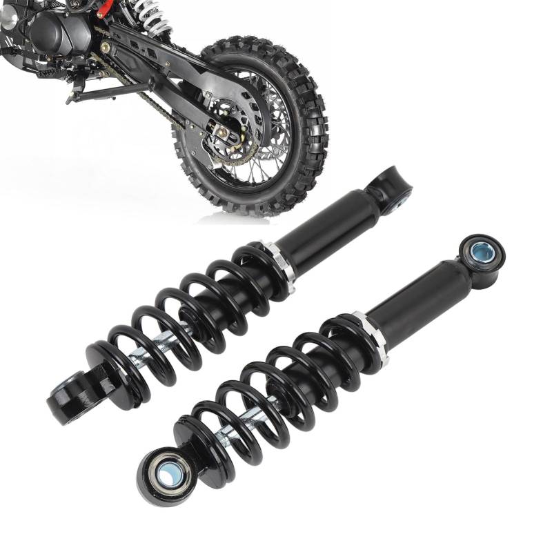 2pcs Dirtbike Heck -StoßDämpfer, 220 Mm Motorrad Heck -StoßDämpfer Dämpfer Universal Eingerichtet mit Elektrischem Zykling Mini ATV Scooter von Oreilet