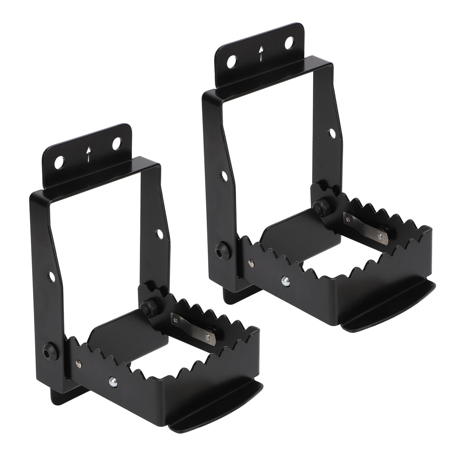 ATV Beifahrerfuß Ruhe, Universal Anti Slip Vier Wheelers ATV Rücksitzfußstifte, Faltbare Vierräder Footreest ATV Accessoires für Sportsman Scrambler von Oreilet