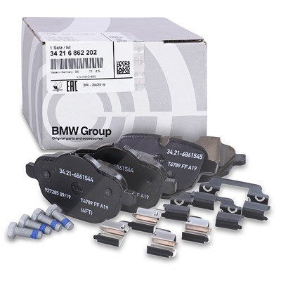 Original Bremsbeläge hinten (Satz) [Hersteller-Nr. 13.0460-2760.2] für BMW von Original