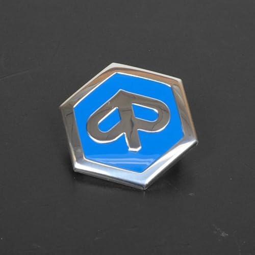 emblema logo grembiule anteriore clip-on cromo blu per scooter piaggio mp3 1b003766 nuovo von ORIGINE