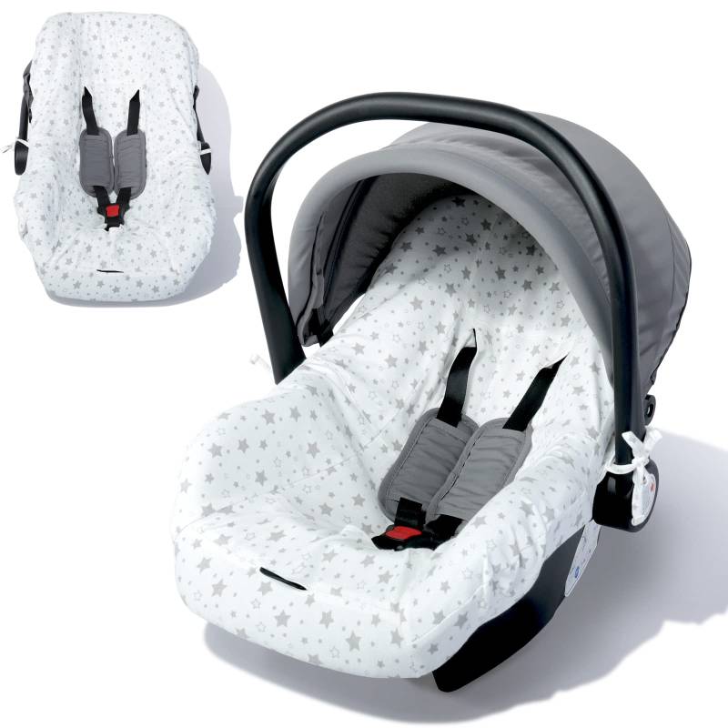 Orzbow Universal Bezug für Babyschale,Schutzbezug aus 100% Baumwolle,Perfekter Passform für Babyschale (z.B. Maxi Cosi,CabrioFix,Pebble),Atmungsaktiv gegen Schwitzen, Maschinenwaschbar von Orzbow