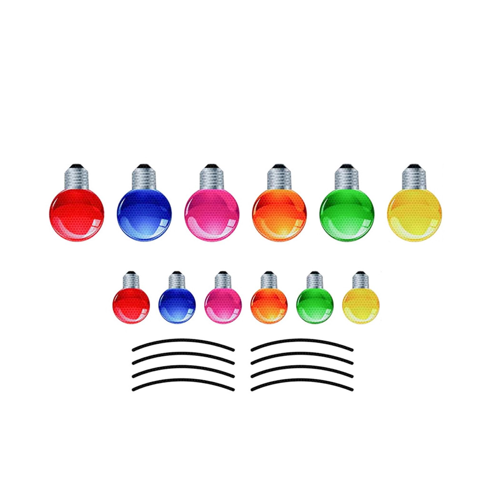 Weihnachtliche Auto-Magnete Aufkleber Dekorationen Glühbirnenlinie Erstellen Sie ein Festival auf dem Auto Kühlschrank Aufkleber von Osdhezcn