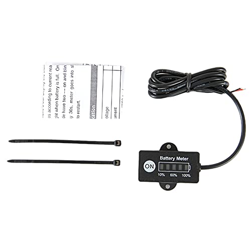 Osmond 12V Batterie Anzeige Wasserdichtes Material Blei SäUre Batterie Anzeige für Motorrad Marine ATV mit LED Anzeige von Osmond