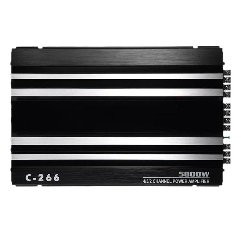 Osmond 4-Kanal-Auto-Audioverstärker, 5800 W Hochleistungsverstärker, 12 V, Ultradünner Vierwege-Leistungsverstärker, A/B-Tools von Osmond