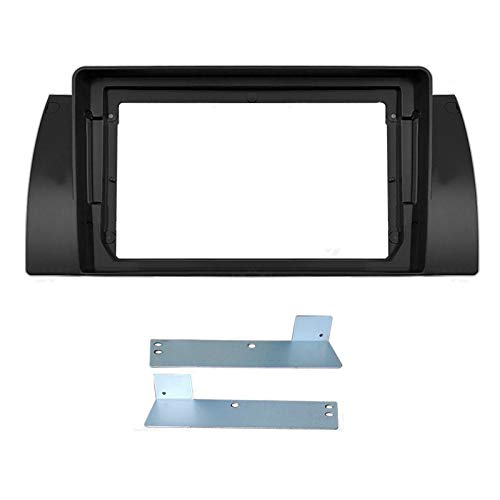 Osmond 9 Auto Faszien Audio Faszien für Adapter Panel Rahmen Kits Auto DVD Rahmen Dashboard für E39 E53 1995-2003 von Osmond