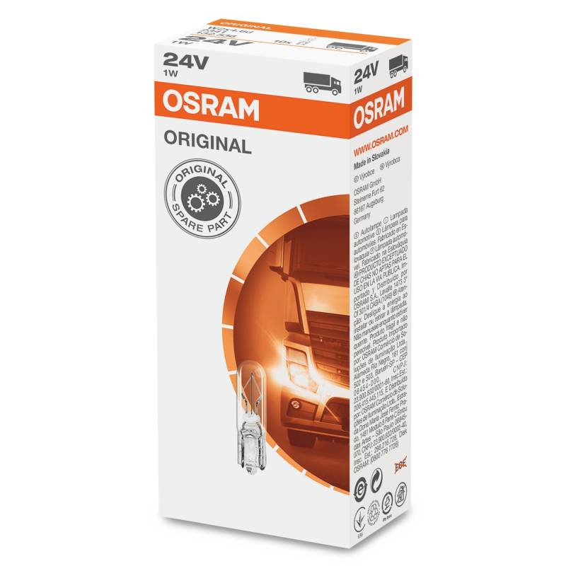 (W1W) 24V 1W W24.6d Original OSRAM von Osram