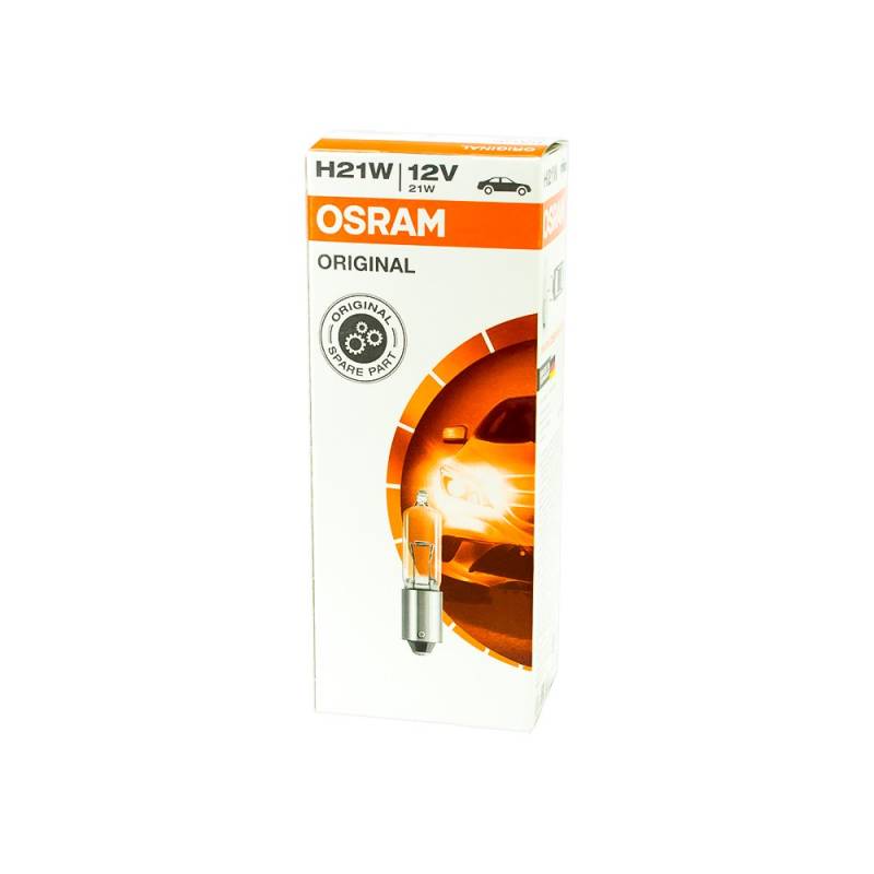 10x OSRAM GLÜHBIRNEN 12V 21W BAY9s NEBELSCHLUSSLEUCHTE BREMSLICHT RÜCKLICHT von Osram