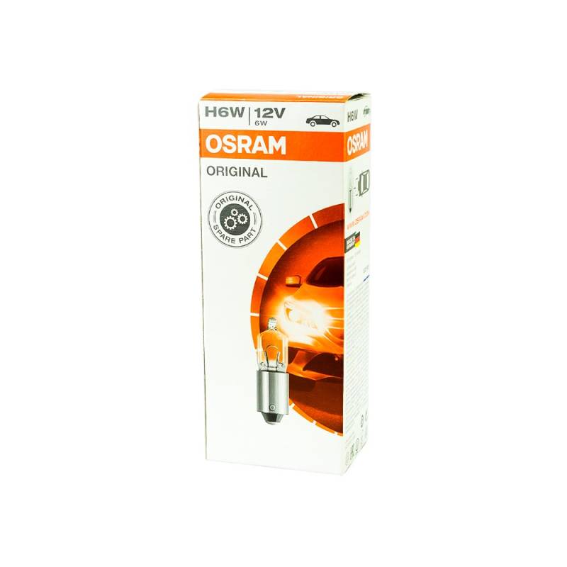 10x OSRAM GLÜHBIRNEN 12V 6W BAX9s STANDLICHT INNENRAUMLEUCHTE KENNZEICHEN von Osram