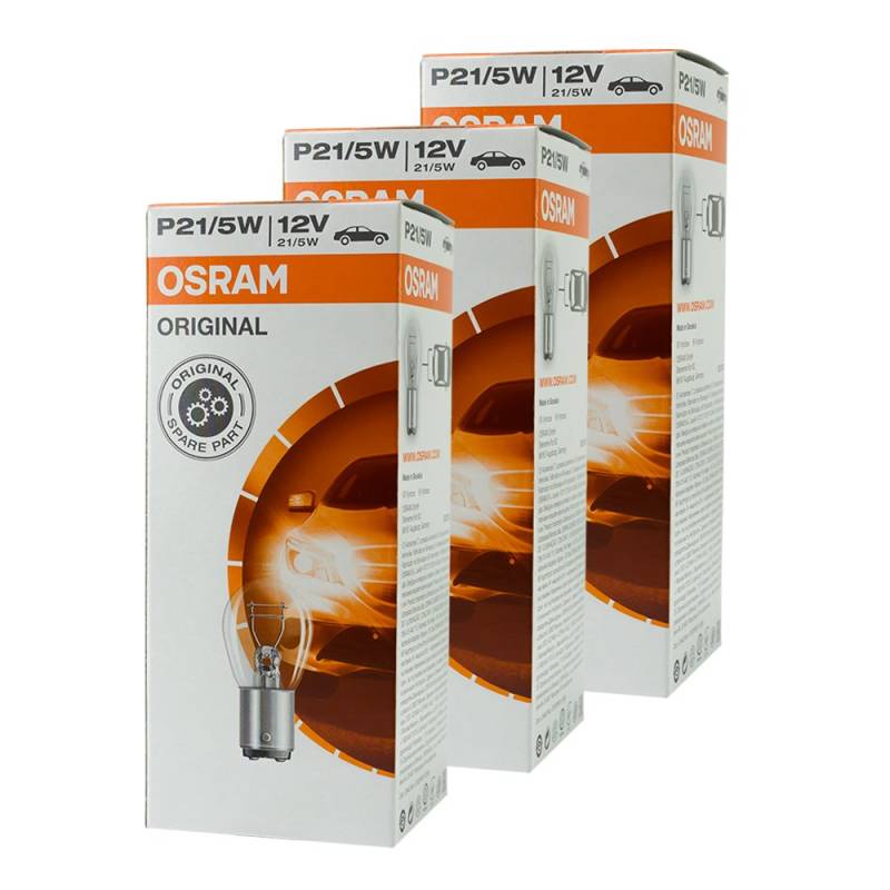 30x Osram Glühbirnen Original 12v 21/5w Bay15d Nebelschlusslicht Bremslicht von Osram