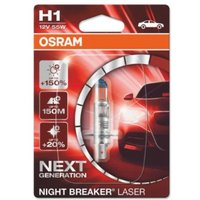 Glühlampe Halogen OSRAM H1 Night Breaker Laser 12V, 55W, 1 Stück von Osram