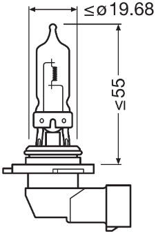 Glühlampe, Fernscheinwerfer Osram 9005CBN-HCB von Osram