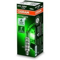 Glühlampe Halogen OSRAM H1 Ultra Life 12V, 55W, 1 Stück von Osram