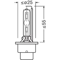 Glühlampe, Fernscheinwerfer XENARC® NIGHT BREAKER® LASER OSRAM 66240XNN, 1 Stück von Osram