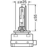 Glühlampe, Fernscheinwerfer XENARC® NIGHT BREAKER® LASER OSRAM 66340XNN, 1 Stück von Osram