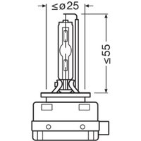 Glühlampe, Nebelscheinwerfer XENARC® NIGHT BREAKER® LASER OSRAM 66140XNN-HCB, 2 Stück von Osram