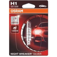 Glühlampe Halogen OSRAM H1 Night Breaker Silver 12V, 55W, 1 Stück von Osram