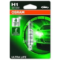 Glühlampe Halogen OSRAM H1 Ultra Life 12V, 55W, 1 Stück von Osram