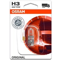 Glühlampe Halogen OSRAM H3 Standard 24V, 70W, 1 Stück von Osram