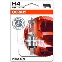 Glühlampe Halogen OSRAM H4 Standard 24V, 75/70W, 1 Stück von Osram