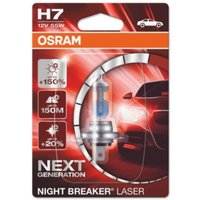 Glühlampe Halogen OSRAM H7 Night Breaker Laser 12V, 55W, 1 Stück von Osram