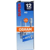 Glühlampe Halogen OSRAM H3 Super Plus 30% 12V, 55W, 1 Stück von Osram