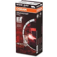 Glühlampe Sekundär OSRAM W5W Truckstar Pro NextGen 24V, 5W, 10 Stück von Osram