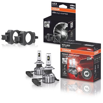 Osram H7 NIGHT BREAKER LED Next Gen + LEDriving ADAPTER 10 von Osram