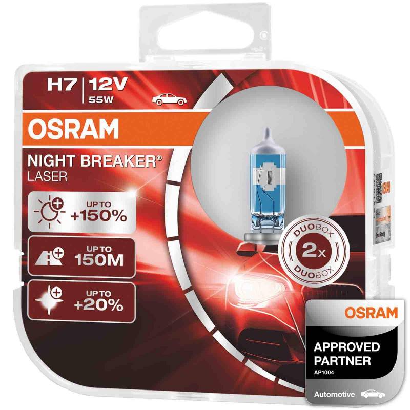 H7 Night Breaker Laser Next Generation (2 Stk.) Osram Menge: 2 Lampenart: H7 64210NL-HCB von Osram