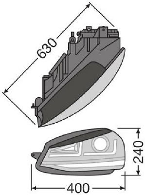 Hauptscheinwerfersatz Osram LEDHL103-GTI von Osram