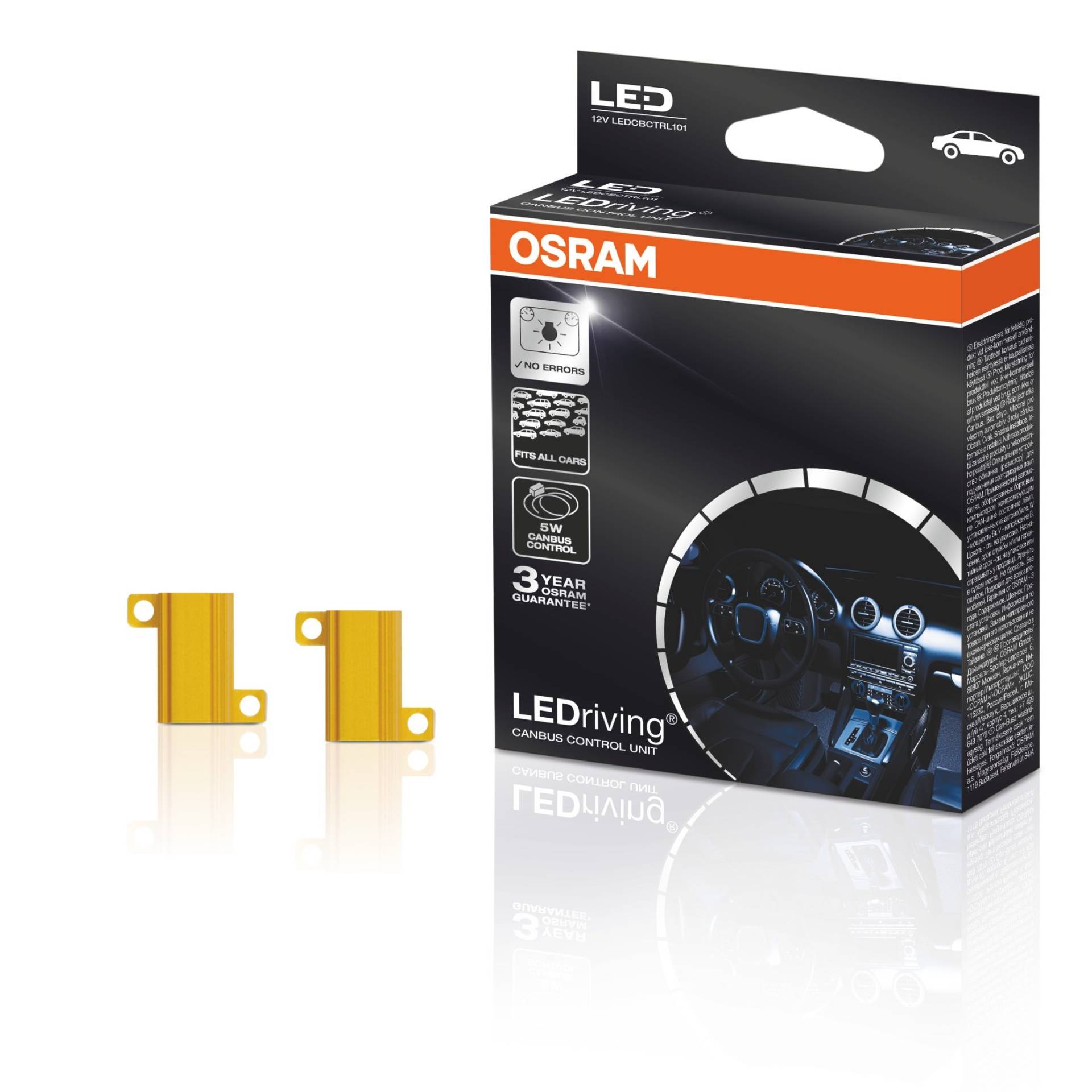 Osram LEDCBCTRL101 LEDriving Lampe Canbus Control Unit 5W, 1er Faltschachtel, Anzahl 2 von Osram