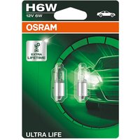 OSRAM Glühlampe, Blinkleuchte H6W 64132ULT-02B  VW,AUDI,MERCEDES-BENZ,Golf IV Schrägheck (1J1),Golf V Schrägheck (1K1),Golf IV Variant (1J5) von Osram