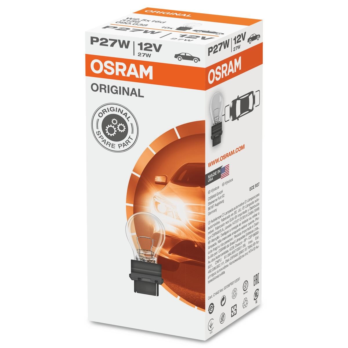 OSRAM Glühlampe, Blinkleuchte HYUNDAI,TOYOTA,KIA 3156 von Osram