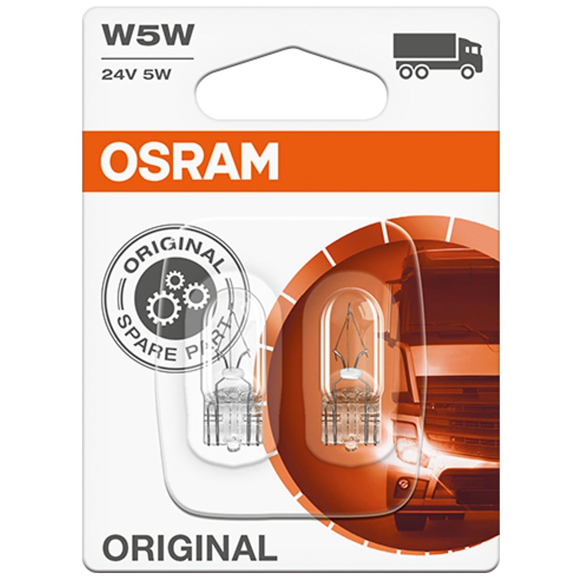 OSRAM Glühlampe, Blinkleuchte MERCEDES-BENZ,VOLVO,IVECO 2845-02B von Osram