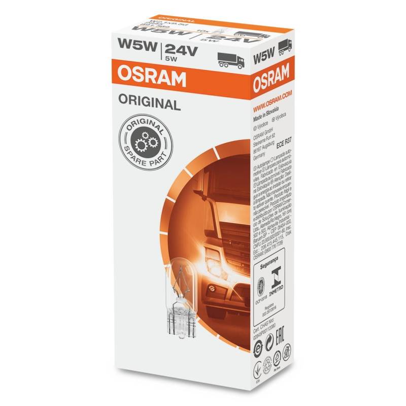 OSRAM Glühlampe, Blinkleuchte MERCEDES-BENZ,VOLVO,IVECO 2845 von Osram