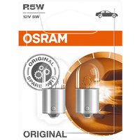 OSRAM Glühlampe, Blinkleuchte R5W 5007-02B  VW,AUDI,MERCEDES-BENZ,POLO (9N_),TOURAN (1T1, 1T2),GOLF II (19E, 1G1),GOLF III (1H1),Golf IV Variant (1J5) von Osram